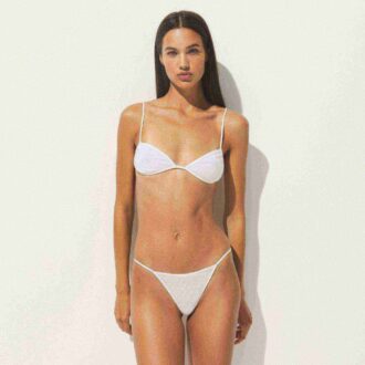 TRANSPARENT BOMULL MED RIBBEDE STRING