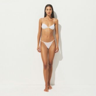 TRANSPARENT BOMULL MED RIBBEDE STRING
