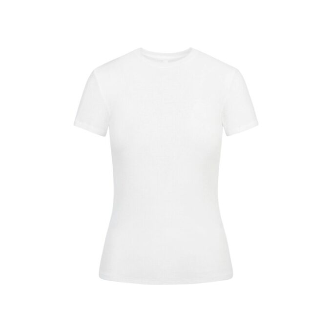 TRANSPARENT RIBBE-T-SKJORTE