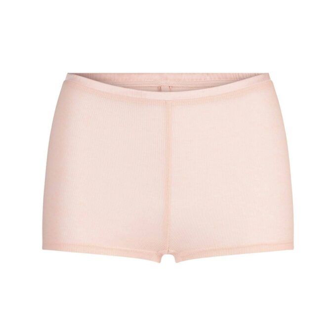 TRANSPARENT RIBBELT BLONDE-CAMI OG SHORTS-SETT