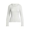TRANSPARENT RIBBELT LANGERMET TOPP MED RUND HALS
