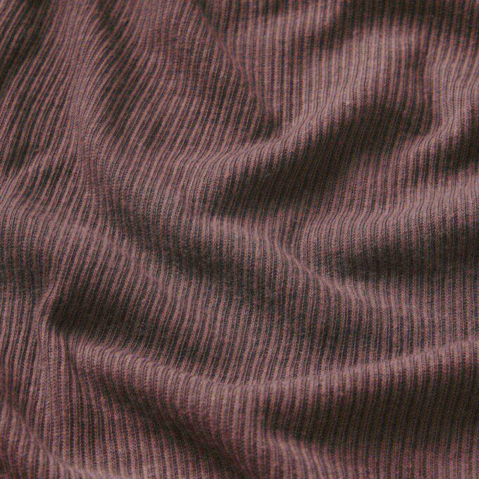 TRANSPARENT RIBBELT LANGERMET HENLEY-SKJORTE