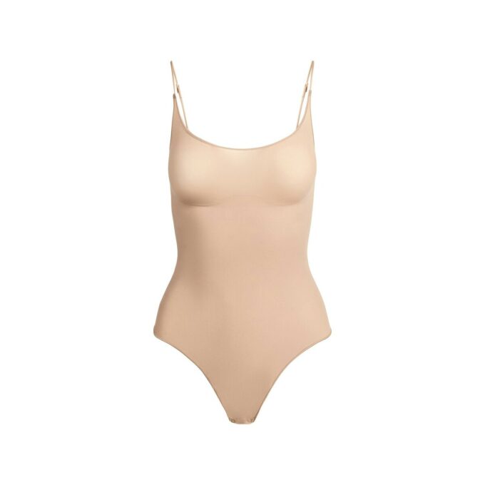 TRANSPARENT SØMLØS THONG-BODY