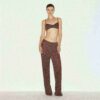 TRANSPARENT STRIKKET BRALETTE