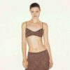 TRANSPARENT STRIKKET BRALETTE