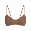 TRANSPARENT STRIKKET BRALETTE