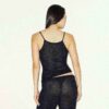 TRANSPARENT STRIKKET UTDYPET TANK