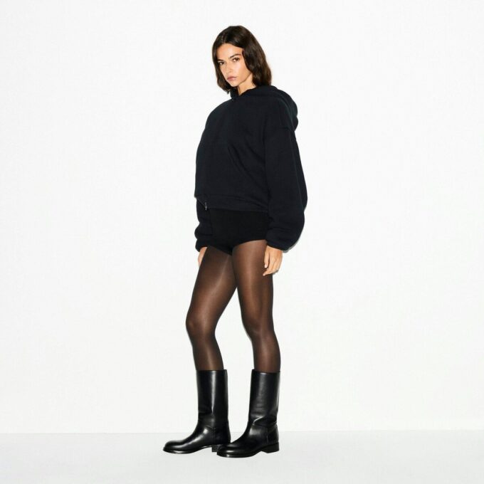 TYGG FLEECE BOXY GLIDELÅS-HETTEGENSER
