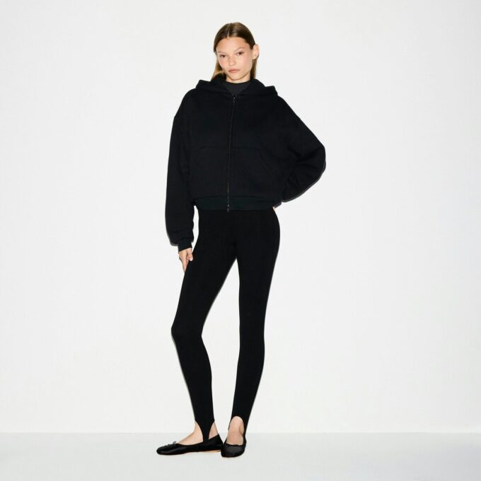 TYGG FLEECE BOXY GLIDELÅS-HETTEGENSER