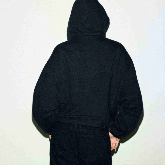 TYGG FLEECE BOXY GLIDELÅS-HETTEGENSER