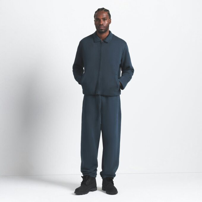 TYGG FLEECE HERREJAKKE MED SHERPAFØR MED GLIDELÅS