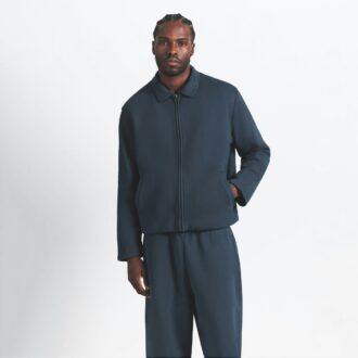 TYGG FLEECE HERREJAKKE MED SHERPAFØR MED GLIDELÅS