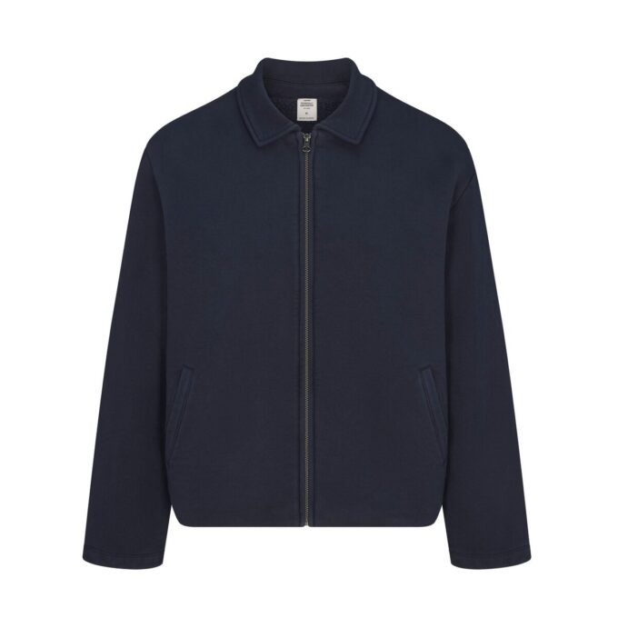 TYGG FLEECE HERREJAKKE MED SHERPAFØR MED GLIDELÅS