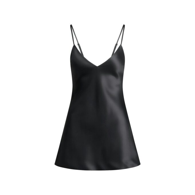 TYGG SATIN CAMI MINI KJOLE