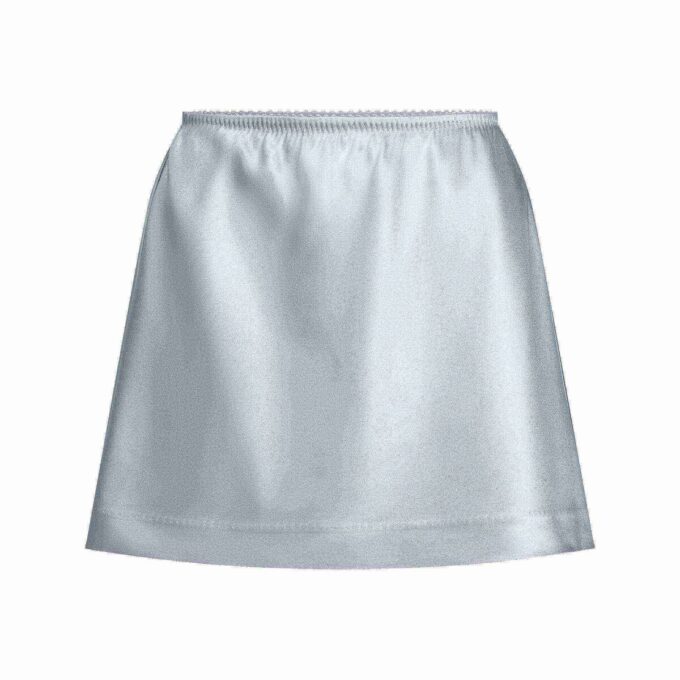 TYKT SATIN MINISKJØRT