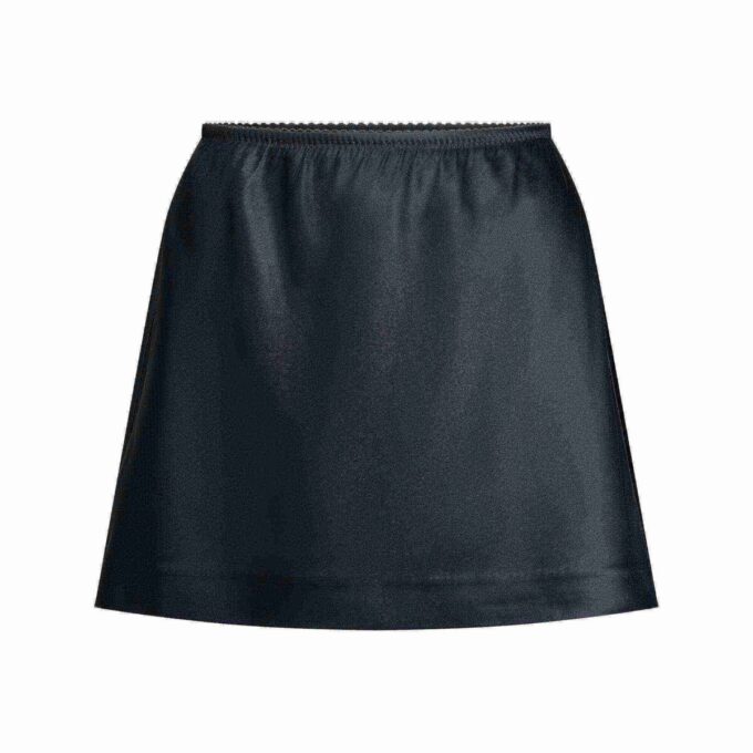 TYKT SATIN MINISKJØRT
