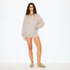 ULL OG KASJMIR MED FOLD-OVER-SHORT