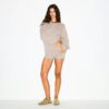 ULL OG KASJMIR MED FOLD-OVER-SHORT