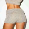 ULL OG KASJMIR MED FOLD-OVER-SHORT
