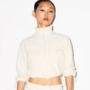 UTENDØRS FLEECE CROPPED 3/4 ERME JAKKE