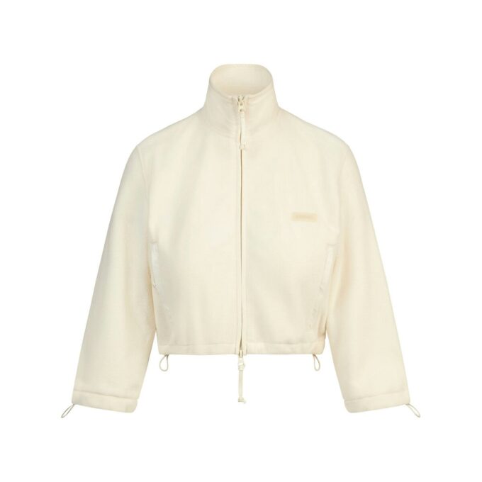 UTENDØRS FLEECE CROPPED 3/4 ERME JAKKE
