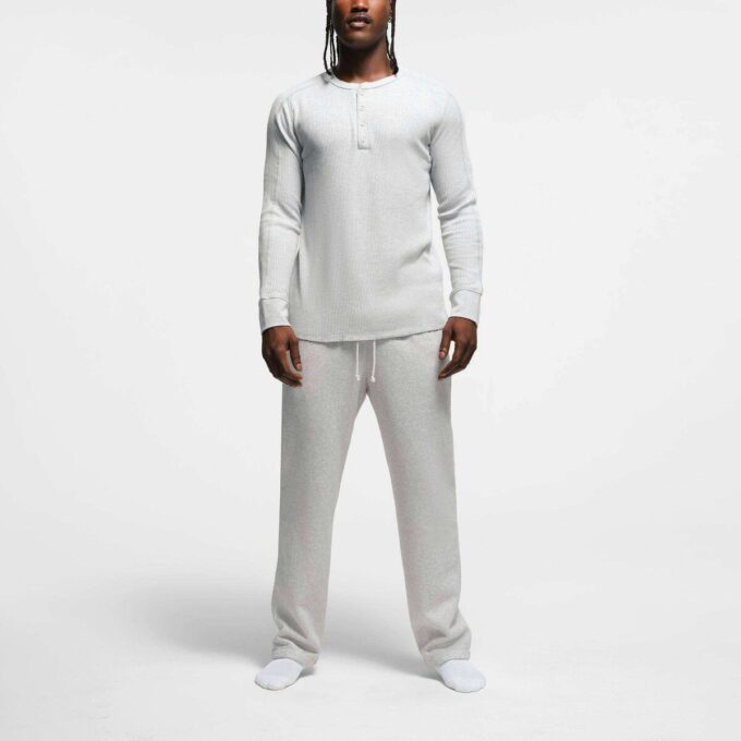 VAFFEL HERRE SLIM LANGERMET HENLEY