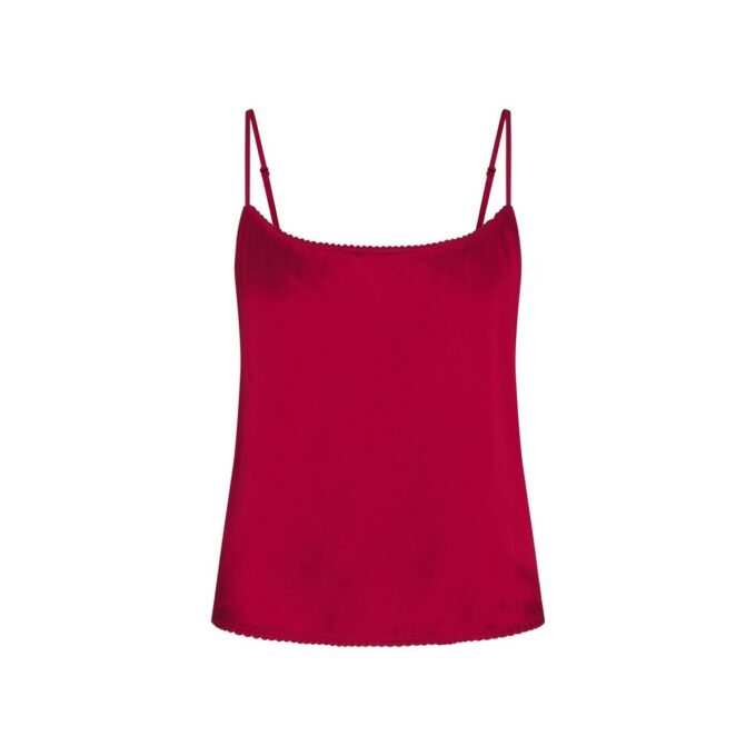 VEVET GLANSENDE CAMI OG KORT NATTSETT