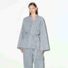 VEVET LOUNGE OVERSIZED OMSLAGSTOP