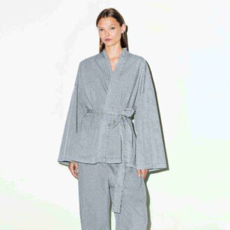 VEVET LOUNGE OVERSIZED OMSLAGSTOP