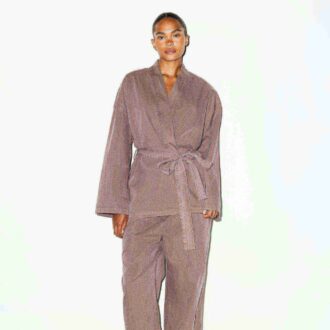 VEVET LOUNGE OVERSIZED OMSLAGSTOP