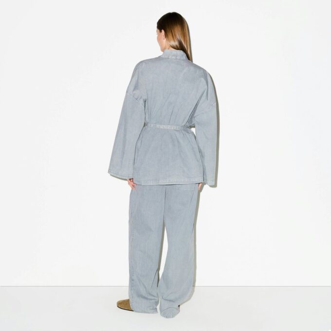 VEVET LOUNGE OVERSIZED OMSLAGSTOP