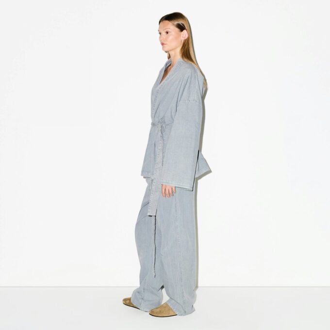 VEVET LOUNGE OVERSIZED OMSLAGSTOP