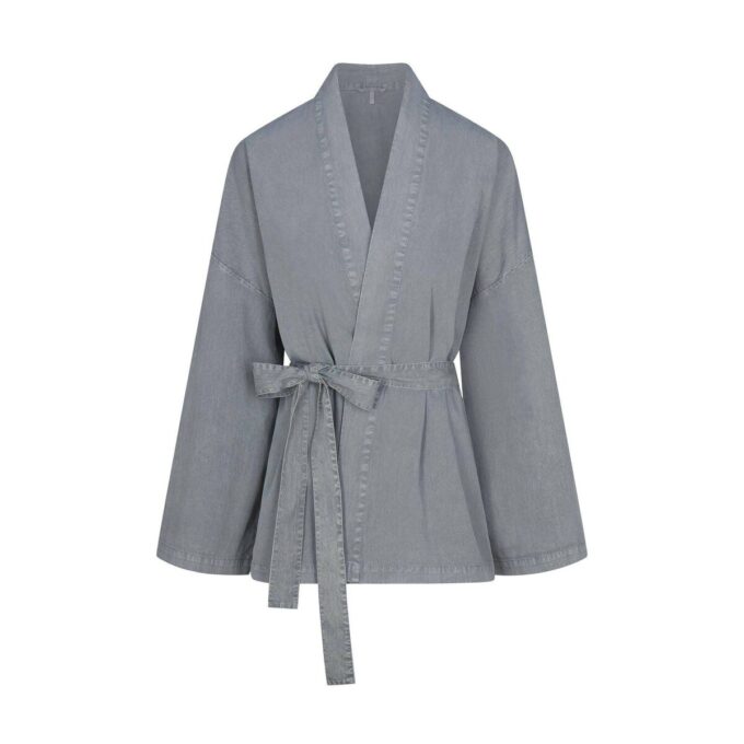 VEVET LOUNGE OVERSIZED OMSLAGSTOP