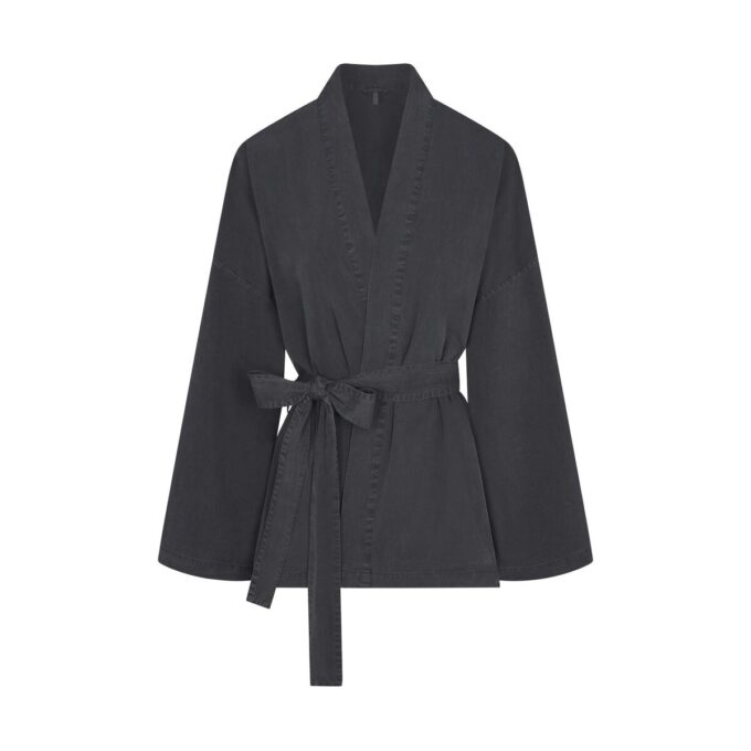 VEVET LOUNGE OVERSIZED OMSLAGSTOP