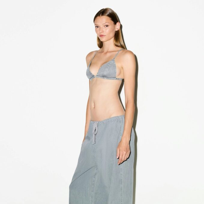 VEVET LOUNGE TRIANGLE BRALETTE